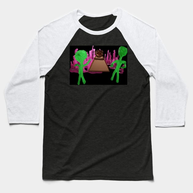 Candy Illuminati Baseball T-Shirt by occultfx